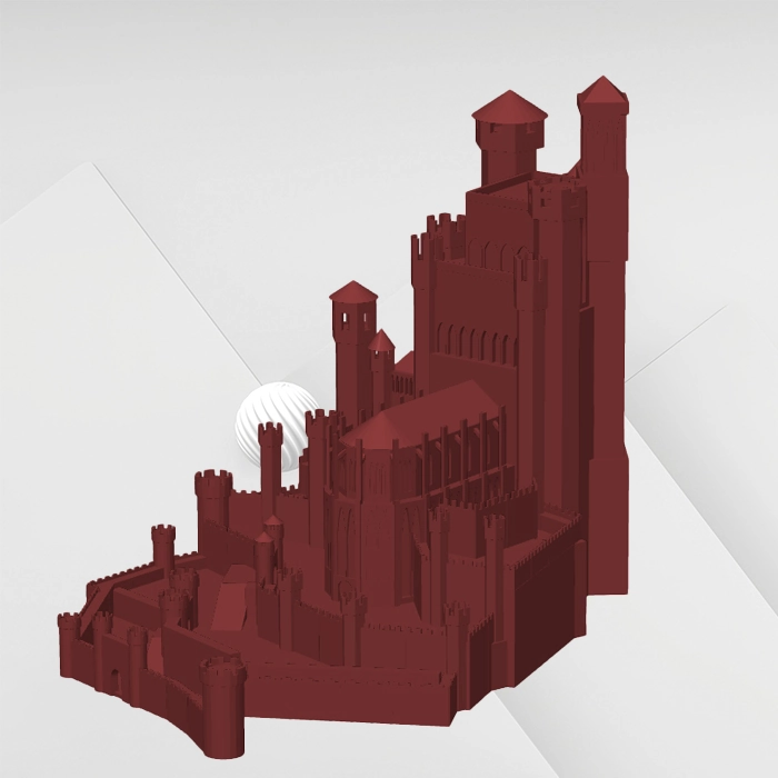 مجسم مبنى The Red Keep – لعبة العروش